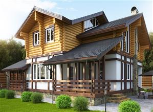 Дом из комбинированных материалов «Бавария»